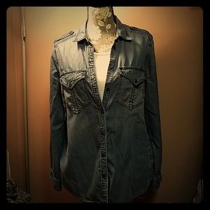 Woman's casual button-down shirt